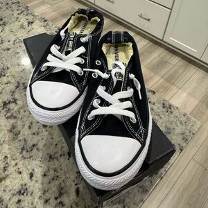 Converse Kids Black and White Sneakers